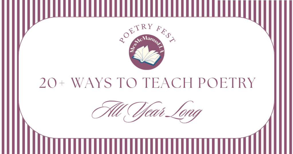 20+ Ways to Use Poetry All Year (Not Just in April)
